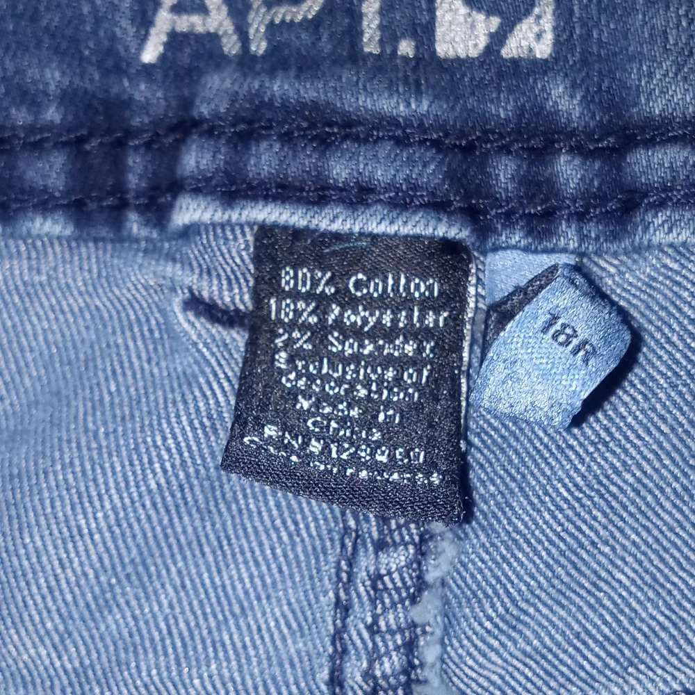 Women's Apt. 9 Jeans Size 18R Color Blue Skinny‎ Leg Cute Comfy Mom College...